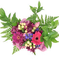 Purple Monochromatic Flower Centerpieces