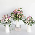 Purple Passion Wedding Centerpieces Close Up - Image