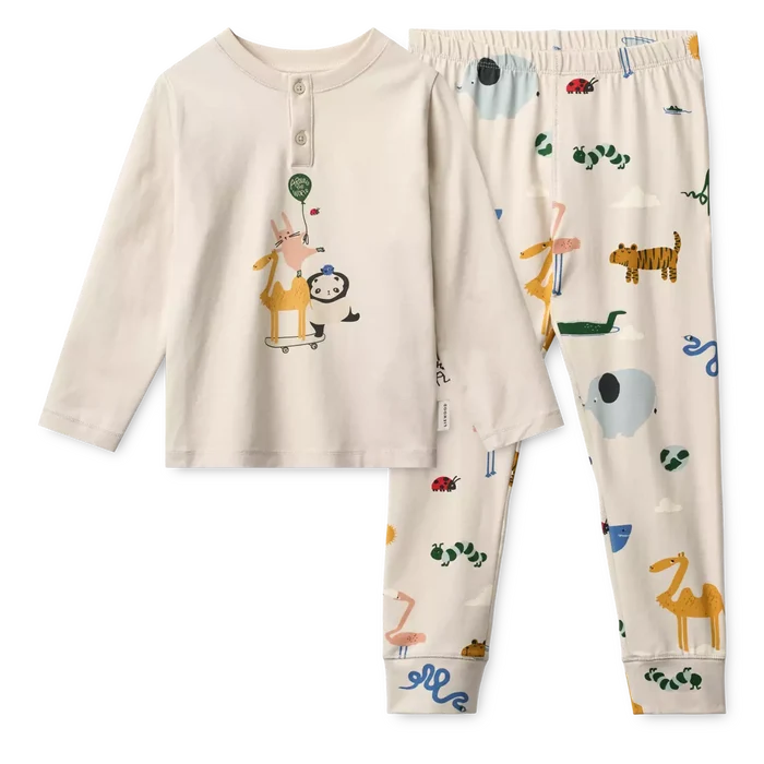 Liewood - Pyjamas Set - Wilhelm - Around The World/Sandy