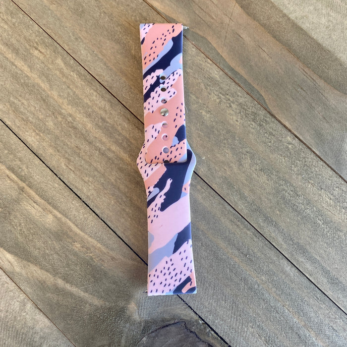 Quicksand Print Silicone Band For Fitbit Versa 1/2