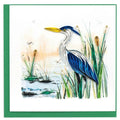QUILLING CARD - Great Blue Heron
