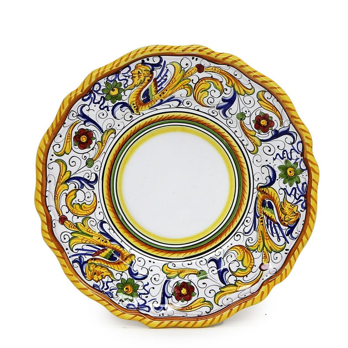 RAFFAELLESCO DELUXE: Salad Plate - White Center