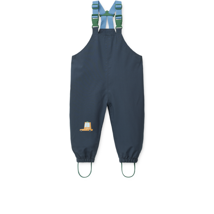 Liewood - Rainwear Set - Manu - Cars/Classic Navy