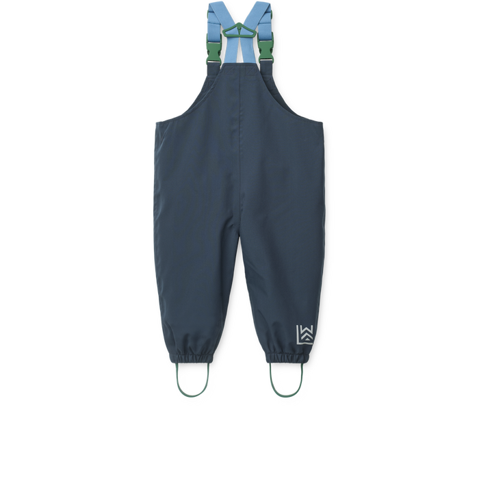 Liewood - Rainwear Set - Manu - Cars/Classic Navy - Back