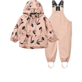 Liewood - Rainwear Set - Manu - Mega Cherry Heart/Rosey Mix