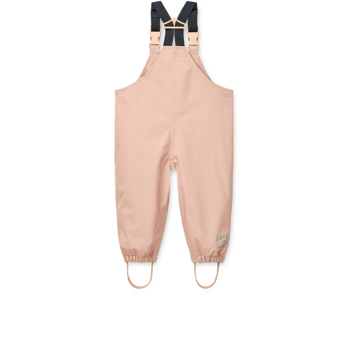 Liewood - Rainwear Set - Manu - Mega Cherry Heart/Rosey Mix - Bottom/Back