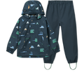 Liewood - Rainwear Set - Pedia - Cars/Classic Navy