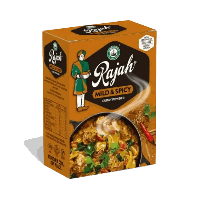 Rajah Curry Powder 50g pack for mild and spicy Indian dishes