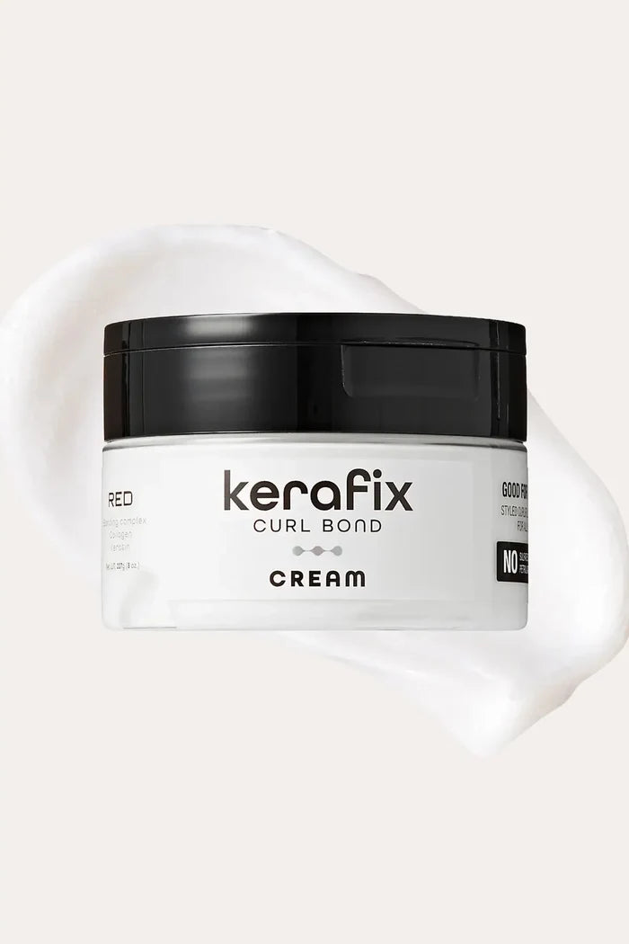 RED KERAFIX CURL BOND HAIR CREAM 8oz RED BEAUTY