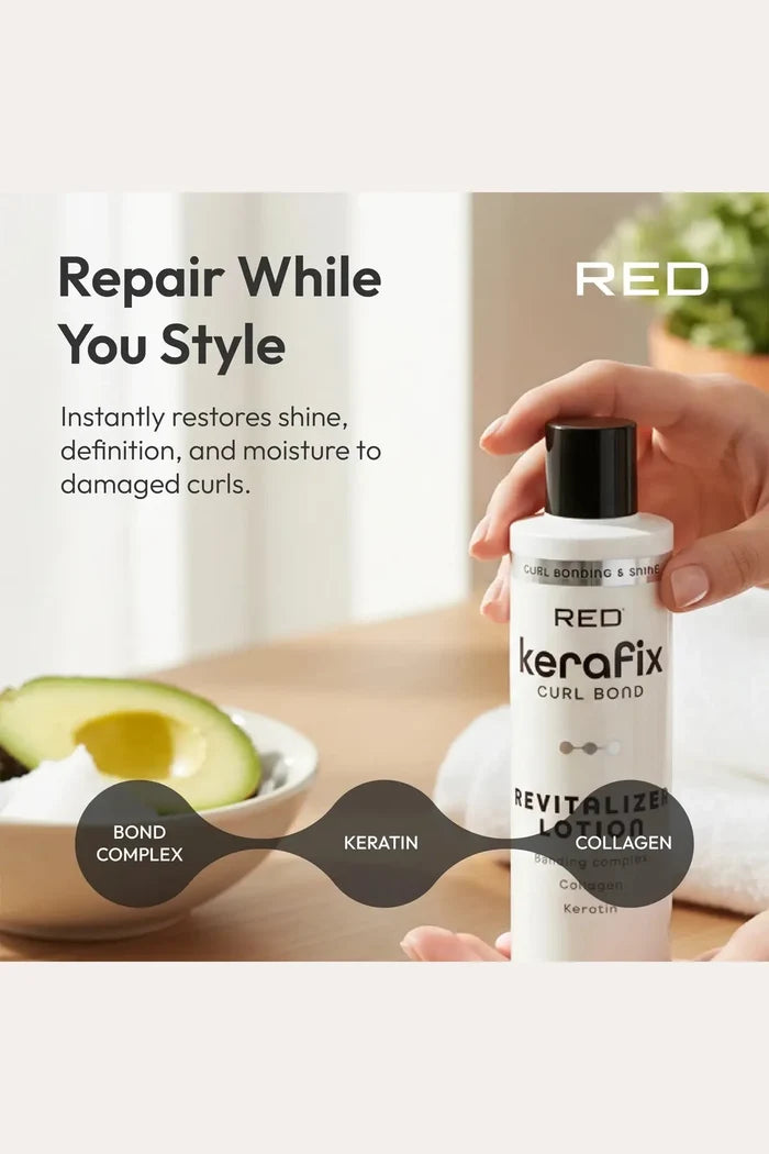 RED KERAFIX CURL BOND HAIR LOTION RED BEAUTY