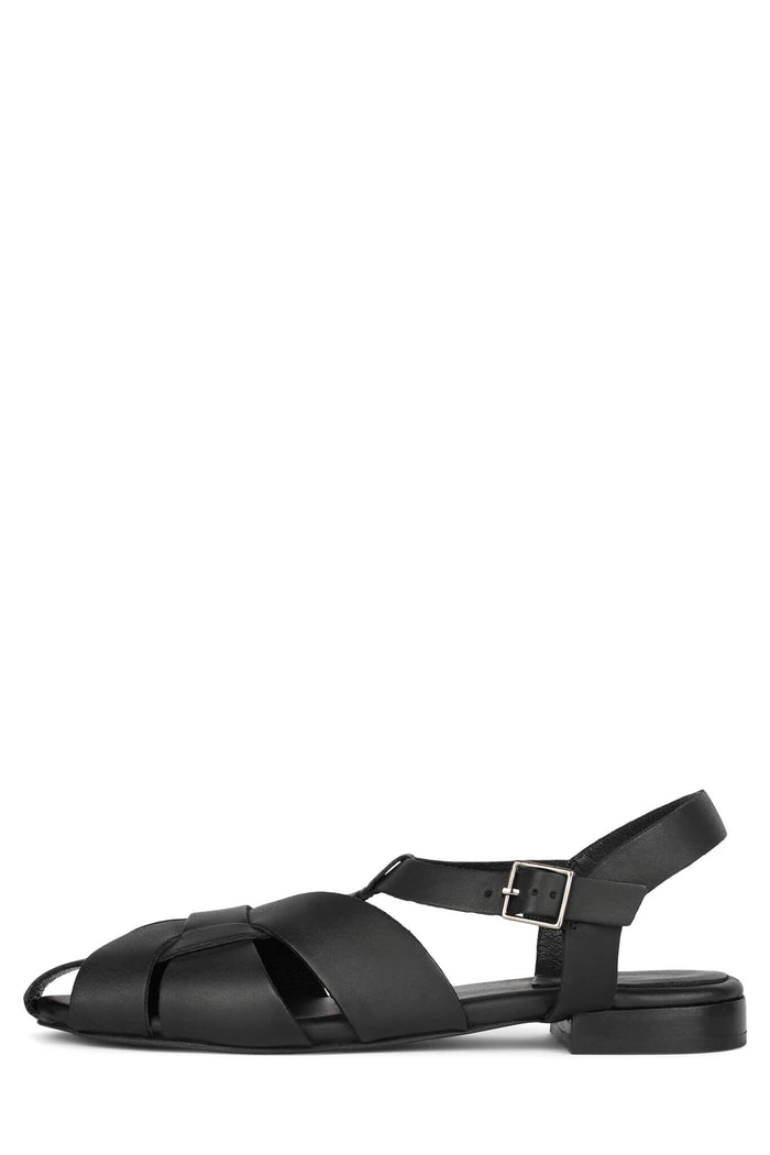 REVERIE-2 Flat Sandal Black