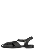 REVERIE-2 Flat Sandal Black