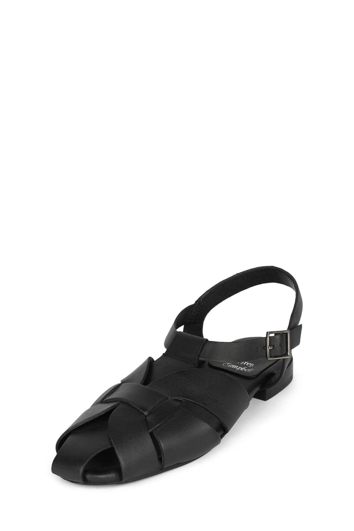 REVERIE-2 Flat Sandal Black _hover