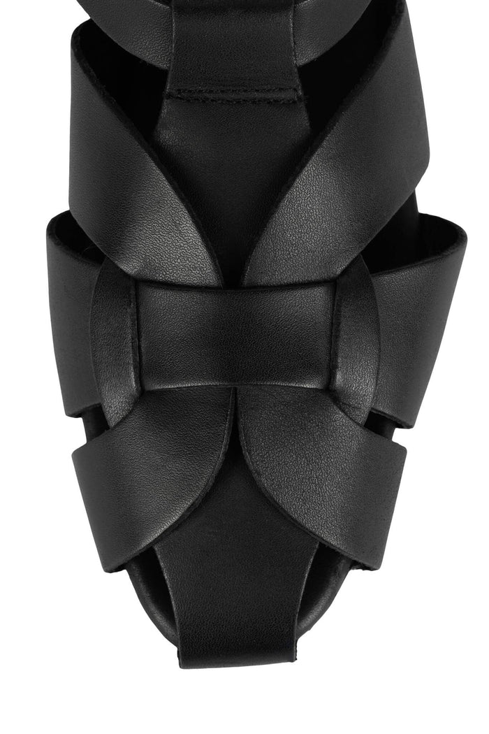 REVERIE-2 Flat Sandal Black