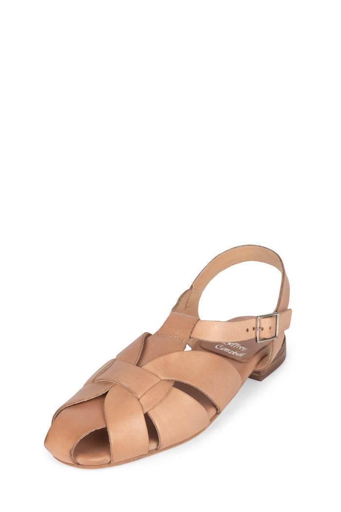 REVERIE-2 Flat Sandal Beige _hover