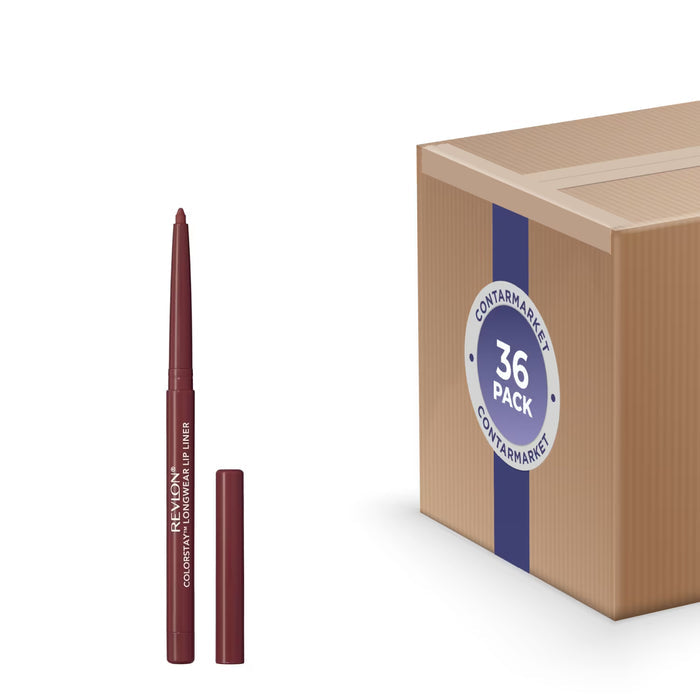 Revlon ColorStay Longwear Lip Liner, 645 Chocolate- 36 Pack