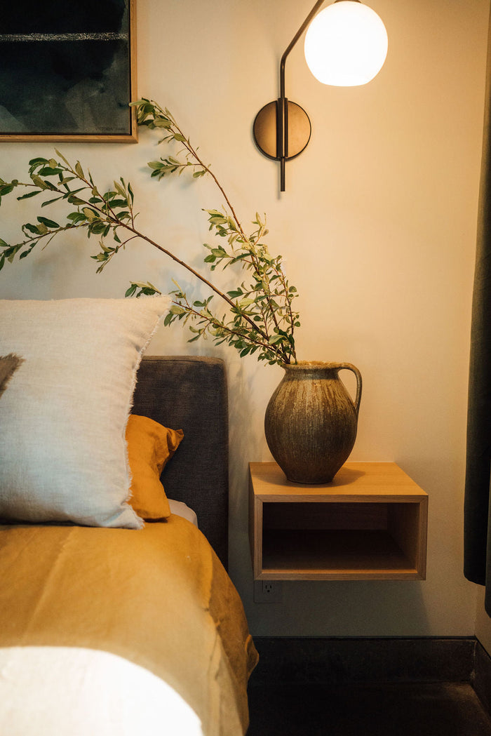 Rhodes Pitcher Vase Large| Reactive Brown - Magnolia Lane co. Home + Garden + Gift