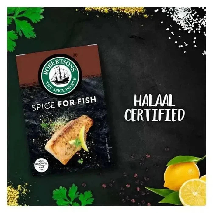 Robertsons Refill Spice for Fish 80g refill pack enhancing fish dishes with premium blend