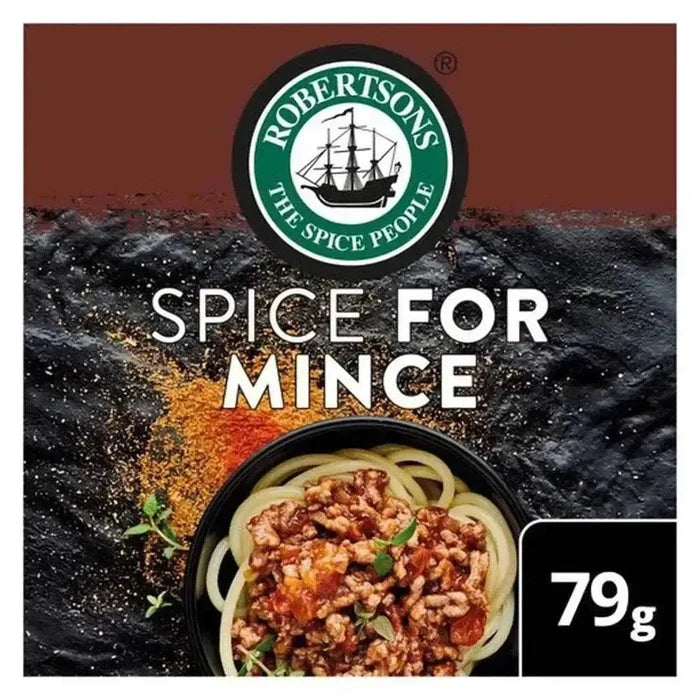 Robertsons Spice for Mince 79g refill pack enhancing mince dishes with exotic herbs and spices