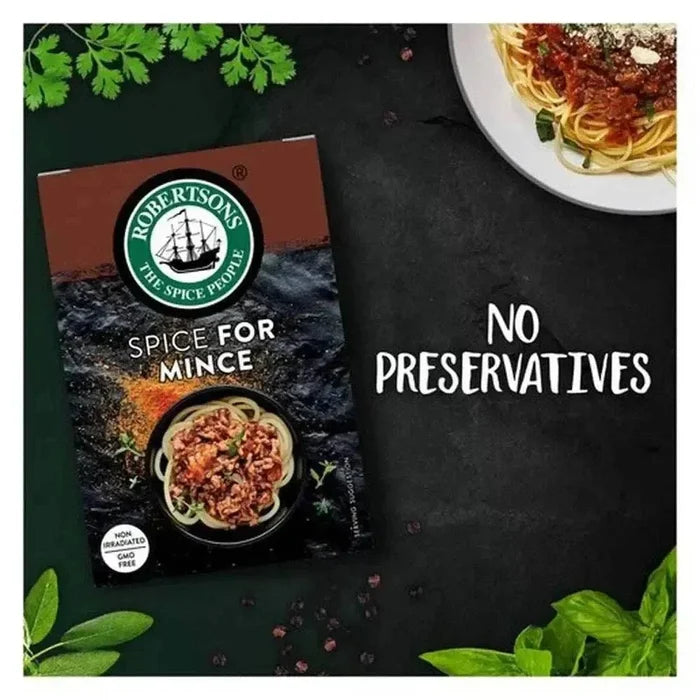 Robertsons Spice for Mince 79g refill pack enhancing flavorful mince dishes