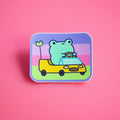 Robot Dance Battle Car Frog Vinyl Sticker