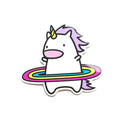 Robot Dance Battle Hula Unicorn Vinyl Sticker