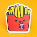 Robot Dance Battle Small Fry with Drink Vinyl Sticker