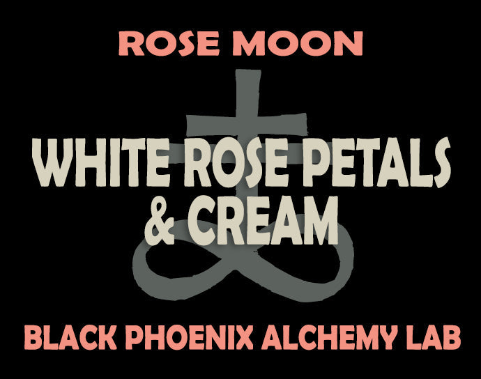 Rose Moon: White Rose Petals and Cream Perfume Oil