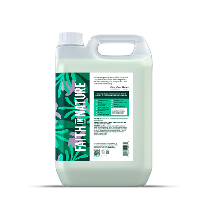 Rosemary Oil Natural Shampoo for Normal Hair 5L Refill