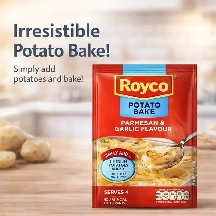 Royco Potato Bake - Parmesan and Garlic 40g Facebook Ad