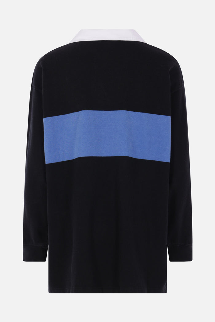 Rugby polo shirt in jersey