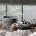 Rustic Terra Cotta Bowl | Moss Grey - Magnolia Lane co. Home + Garden + Gift