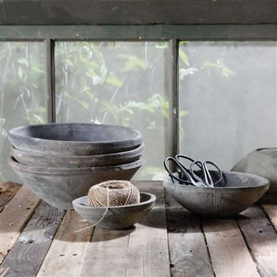 Rustic Terra Cotta Bowl | Moss Grey - Magnolia Lane co. Home + Garden + Gift