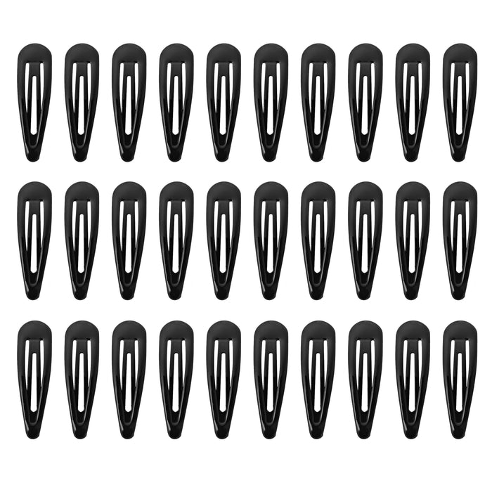 SANAS Black Tic Tac Hair Clips Hair Accessories For Women 30Pcs