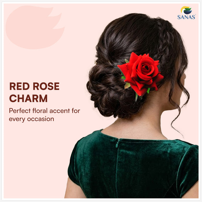 Pearl Rose Hair Pins Hair Accessories For Women