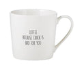 Santa Barbara Cafe Mug - Coffee Because - Taryn x Philip Boutique