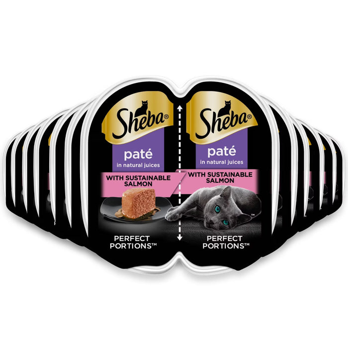 Sheba Perfect Portions Wet Cat Food Pate with Salmon 2.6 oz - 24 Pack