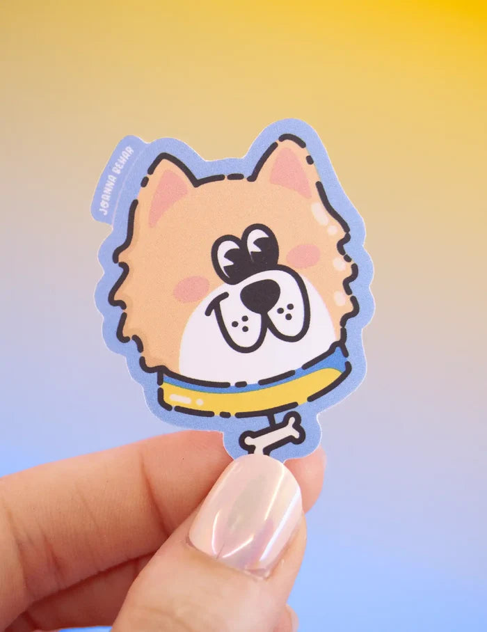 Shiba inu vinyl sticker