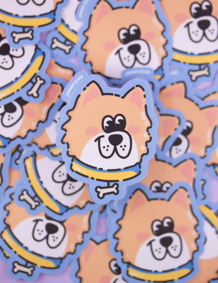 Shiba inu vinyl sticker