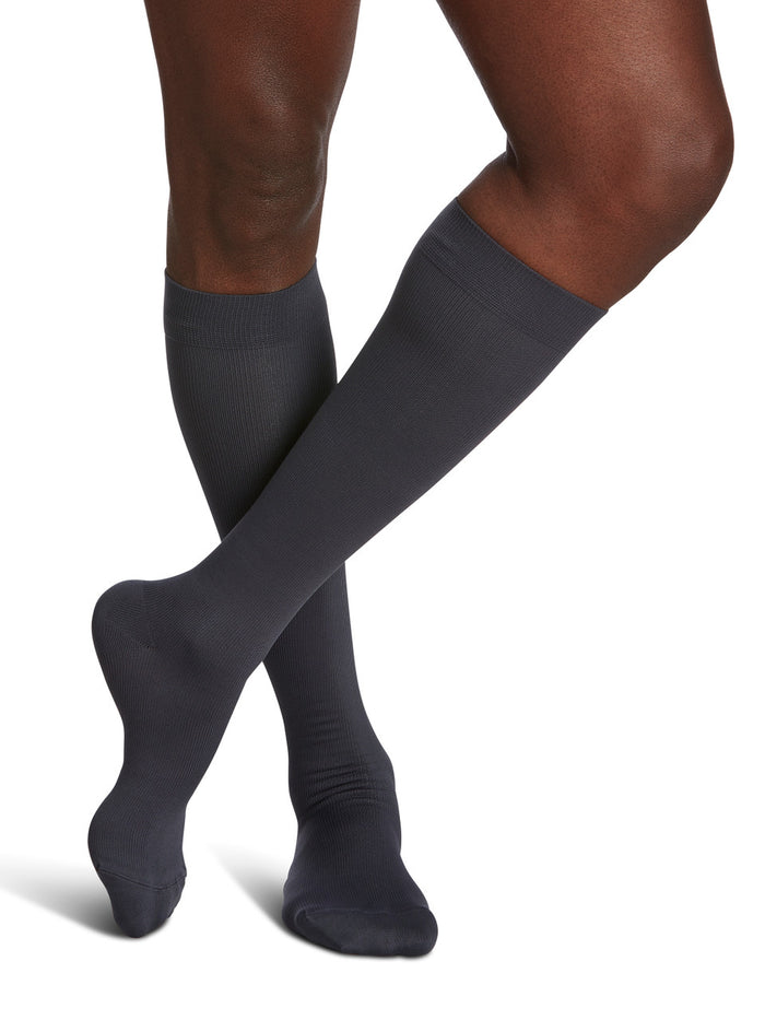 Sigvaris Men's Style Microfiber Knee High 15-20mmHg - Compression Level: Moderate 15-20 MmHg - Male - Knee