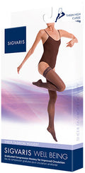 Sigvaris Sheer Fashion Thigh High 15-20mmHg - Compression Level: Moderate 15-20 MmHg - Female - Leg