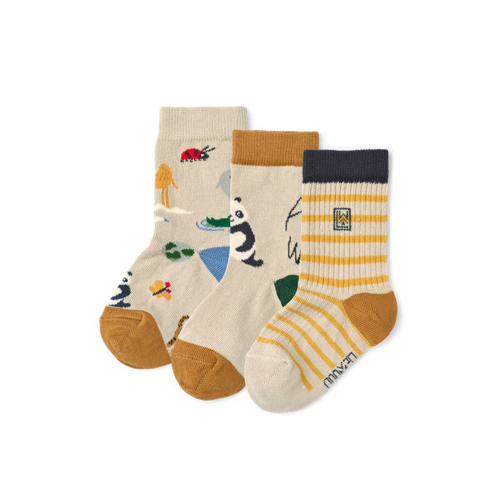 Liewood - Silas Socks - Around The World/Sandy