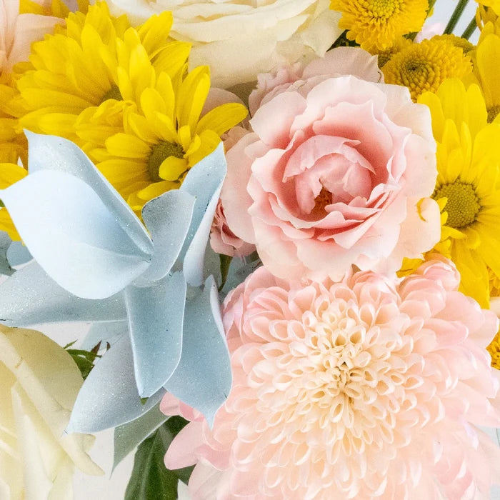 Sincerely Pink Flower Bouquet Close Up - Image