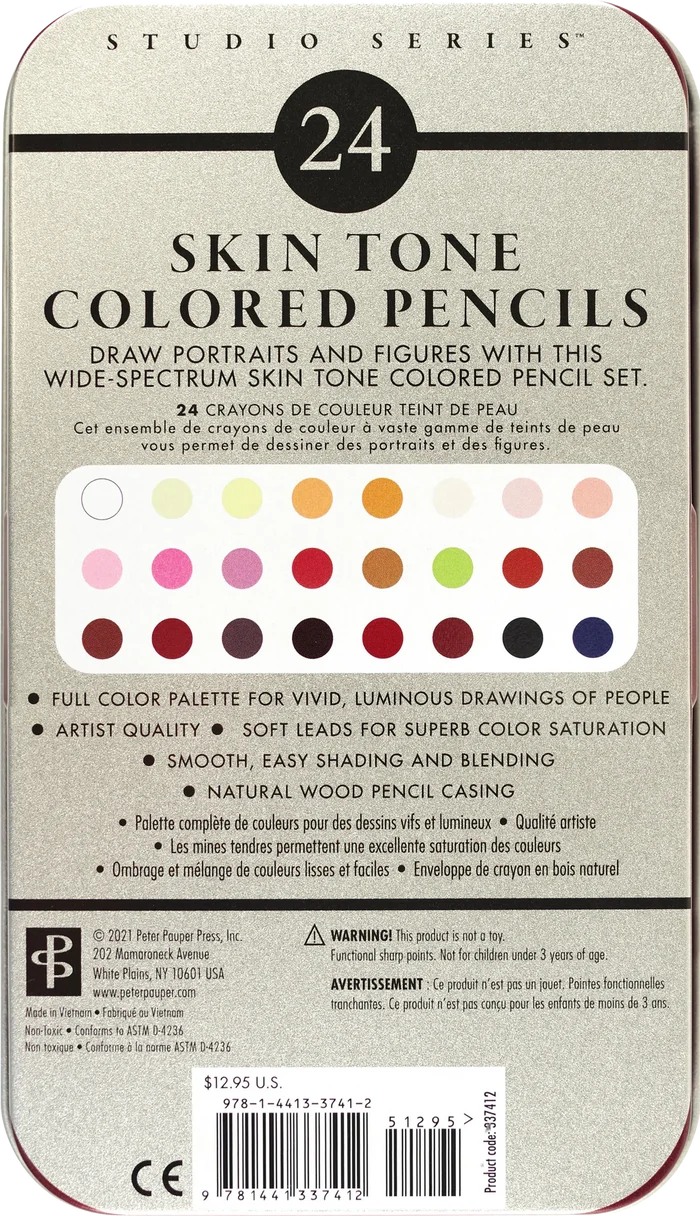 Skin Toned Colored Pencils