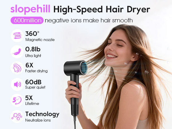Slopehill® 110,000 RPM Professional Hair Dryer