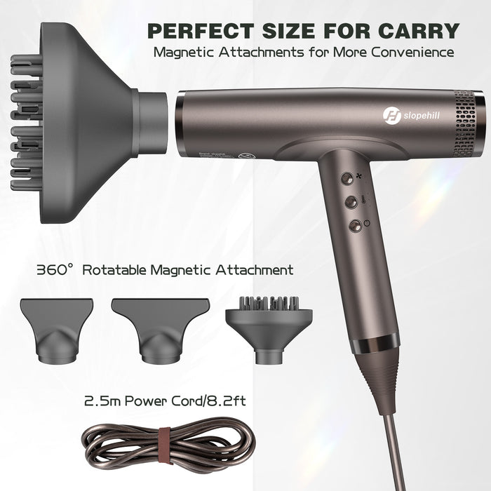 Slopehill® Super Powerful Hair Dryer – Coffee