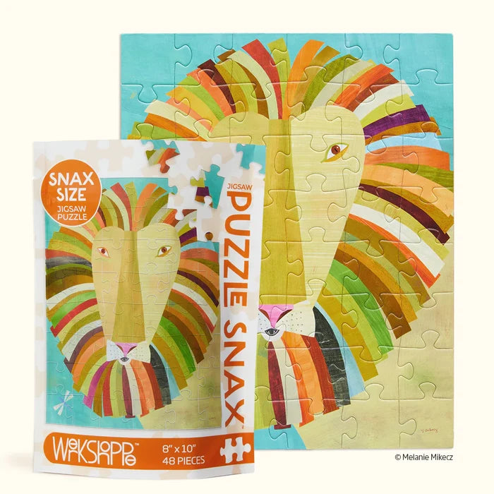 Snax Puzzle 48 Pce Colorful Lion