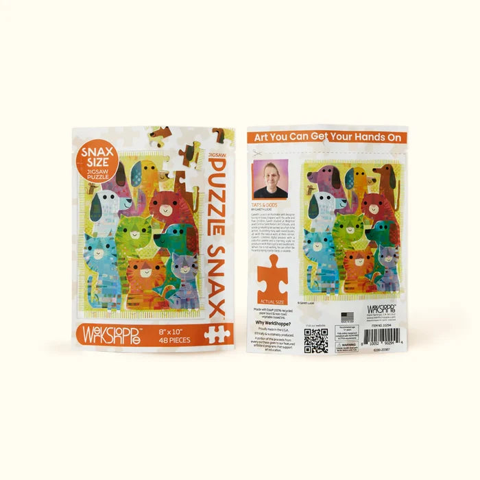 Snax Puzzle 48 Pce Tats & Dods