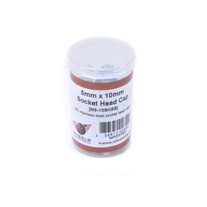 Socket Head Cap Screw, Stainless Steel, M5 x 10mm, 50pcs
