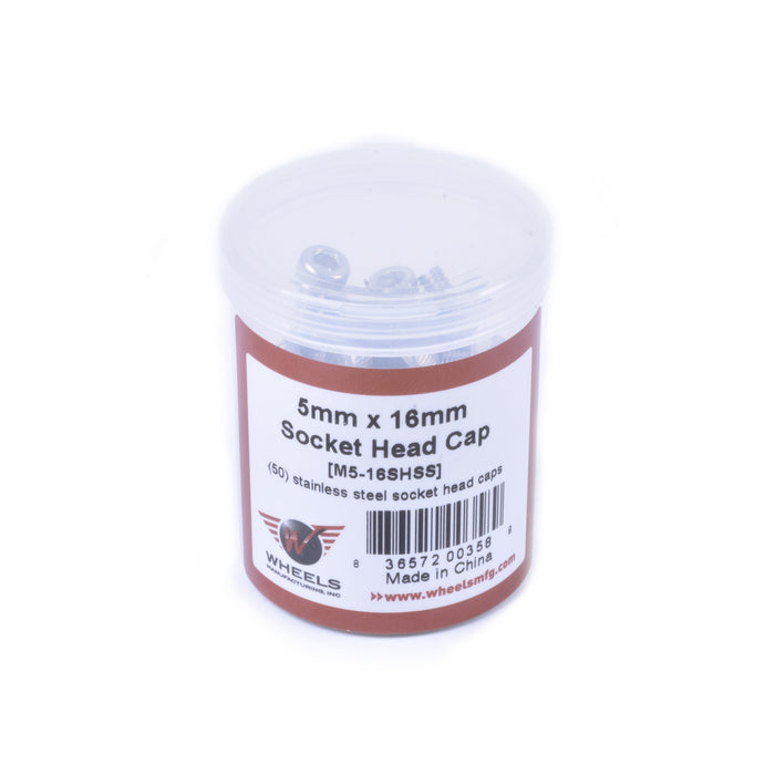 Socket Head Cap Screw, Stainless Steel, M5 x 16mm, 50pcs